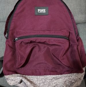 PINK Victoria's Secret Burgundy Backpack
